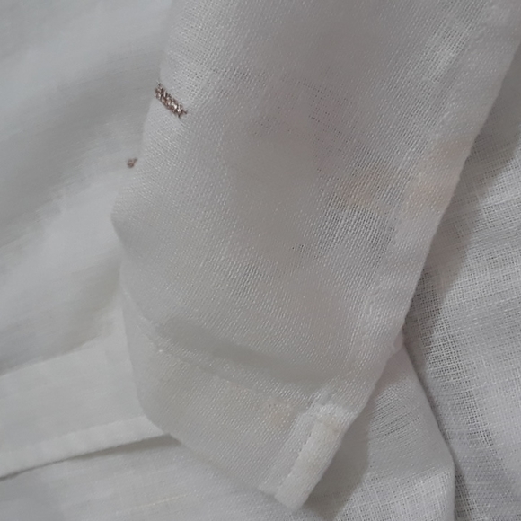 RAILS..CHARLIE..WHITE LIGHTNING LINEN BLOUSE - Picture 10 of 10